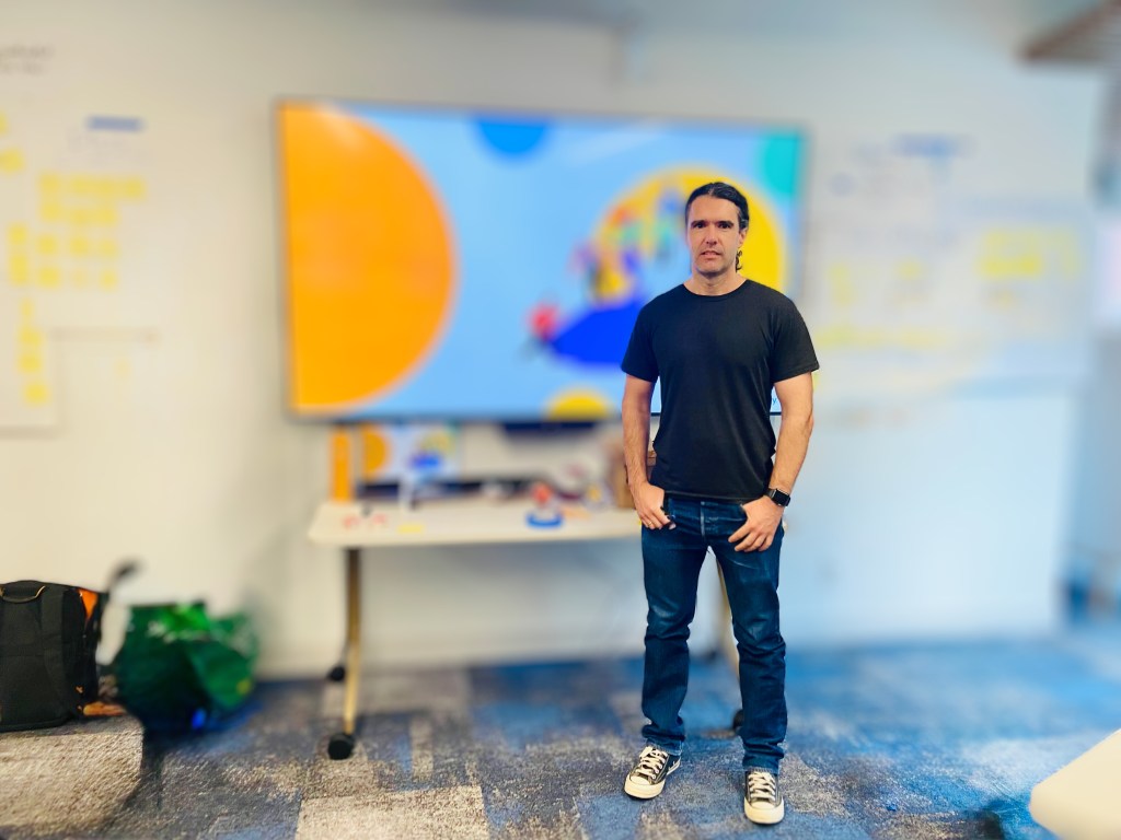 Myself facilitating an Agility workshop 